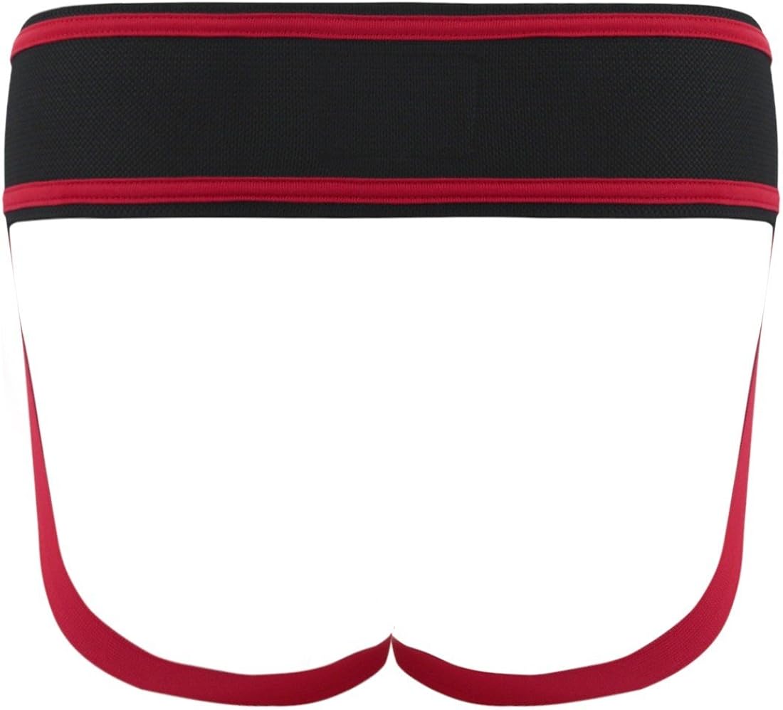 FEESHOW Mens Lacing Up Briefs Jock Strap Sports Underwear Athletic Supporter at  Men’s Clothing store