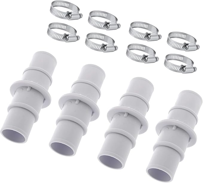 4 Adaptadores para Mangueras de Piscina con Abrazaderas miniatura 7