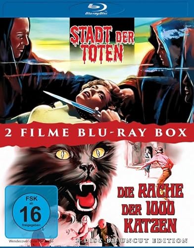 Stadt Der Toten + Die Rache Der 1000 Katzen - 2 Disc Uncut Horror Bd Box