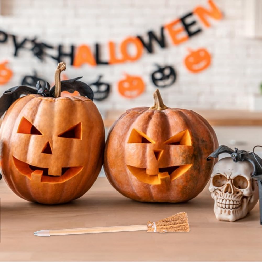 240 Stück Hexenbesen Bleistifte für Halloween Besenstiel Kugelschreiber Bleistifte Halloween Party Favors Hexenbesen Prop Schreiben
