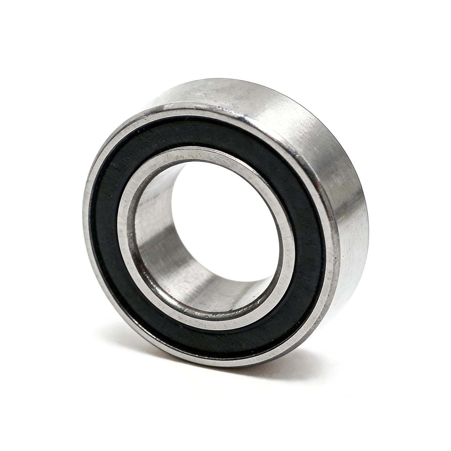 AXK 2pcs 3801-2RS 12x21x7mm Sealed Double Row Shaft Angular Contact Bearing 3801B-2RS
