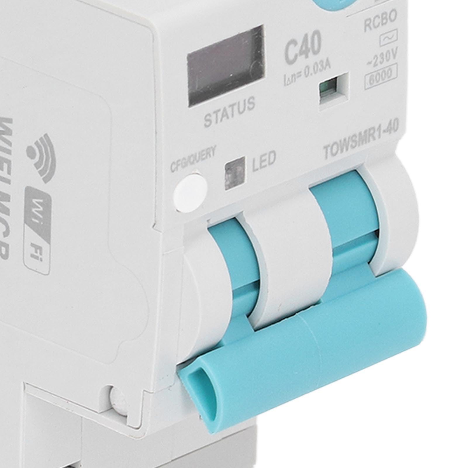 Interruttore di trasmissione Smart Intertorario WiFi Indicatore LED Interigionatore Intelligent Circuit 145-295V