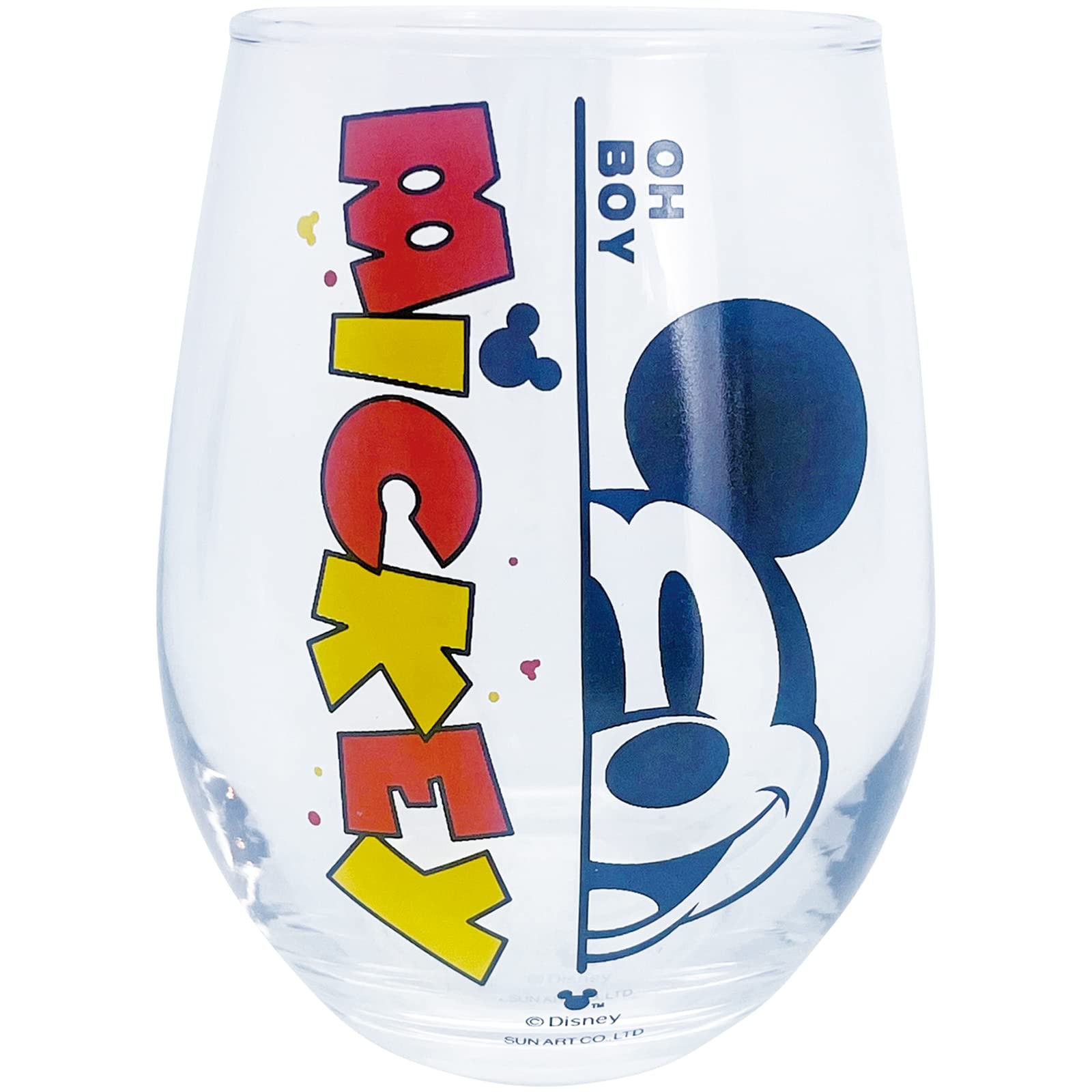 Amazon｜サンアート ディズニー ミッキーマウス 丸型 グラスタンブラー