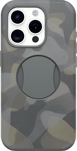 Miniatura 7 de OtterBox Funda OtterGrip Symmetry Series para iPhone 15 Pro (solo en el lugar), agarre integrado, funda elegante, se ajusta a MagSafe, bordes