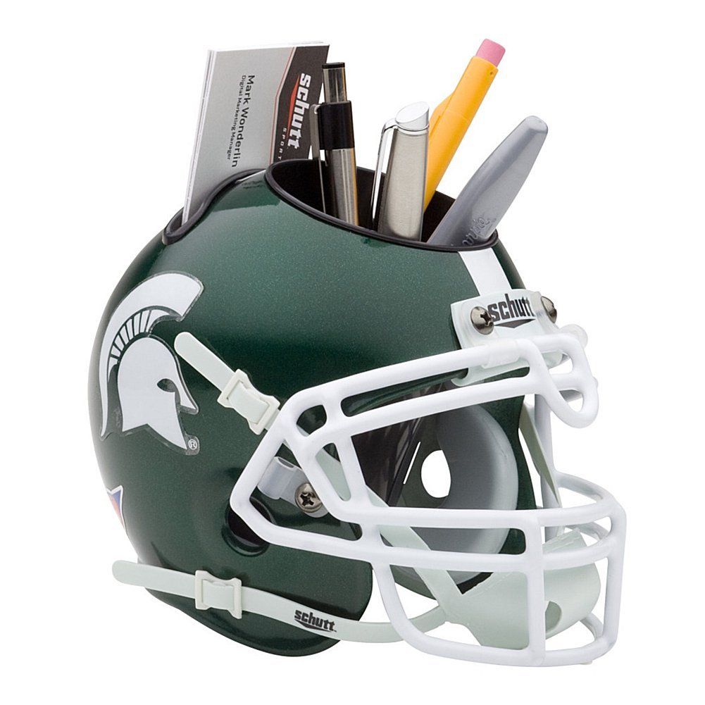 NCAA Michigan State Spartans Mini Helmet Desk Caddy Amazon.in Sports