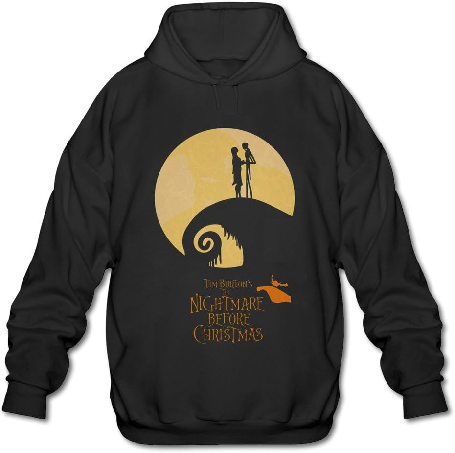SHJQ Men's Sweatshirt The Nightmare Before Christmas Black Size M