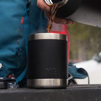 YETI Rambler 10 oz Lowball, Vacuum Insulated, Stainless Steel with Standard Lid