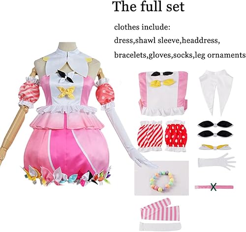 Vista 5 de Anime Cosplay Project Sekai Nene Kusanagi Uniforme Emu Otori Cosplay Halloween Conjunto completo para hombres y mujeres