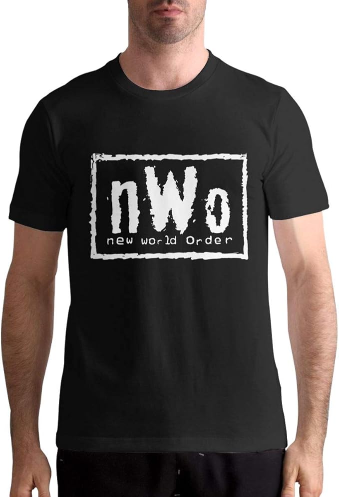 Amazon ニュー ワールド オーダー Nwo New World Order 半袖 Tシャツ メンズ カジュアル 春夏 ティーシャツ スウェット 無地 個性 通勤 通学 運動 日常用 大きいサイズ Tシャツ カットソー 通販