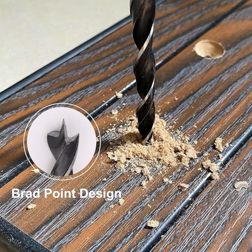 Set de brocas extra largas 300 mm para madera miniatura 6