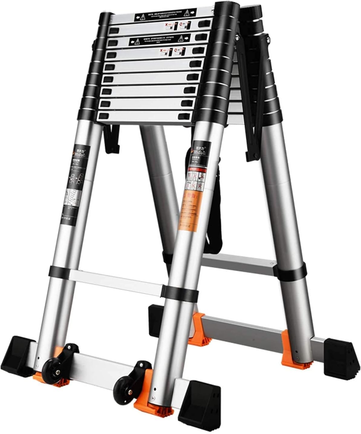 CUTYZ Ladders,Telesladder Collapsible Ladders,Aluminum Telescoping
