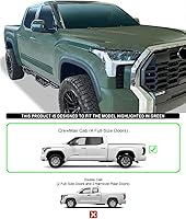 Vista 4 de HD Ridez Estribos de estilo desplegable compatibles con Toyota Tundra 2022-2024 CrewMax