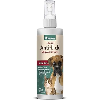 spray to stop dog from licking paws
