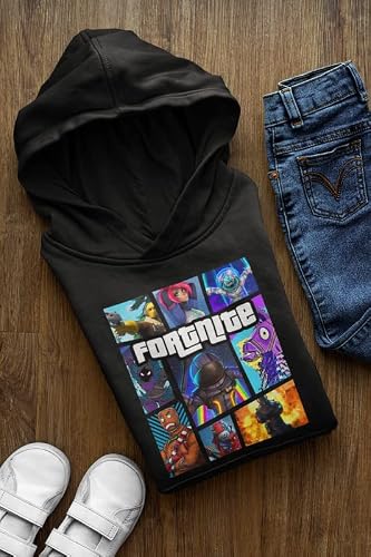 Youth Pullover Hooded Sweatshirt, Solid Classic Hoodies Soft Hooded Pullover Sweatshirts Tops For Boys Girls 7-15 Years Old Black 13-15 Years #TOP3