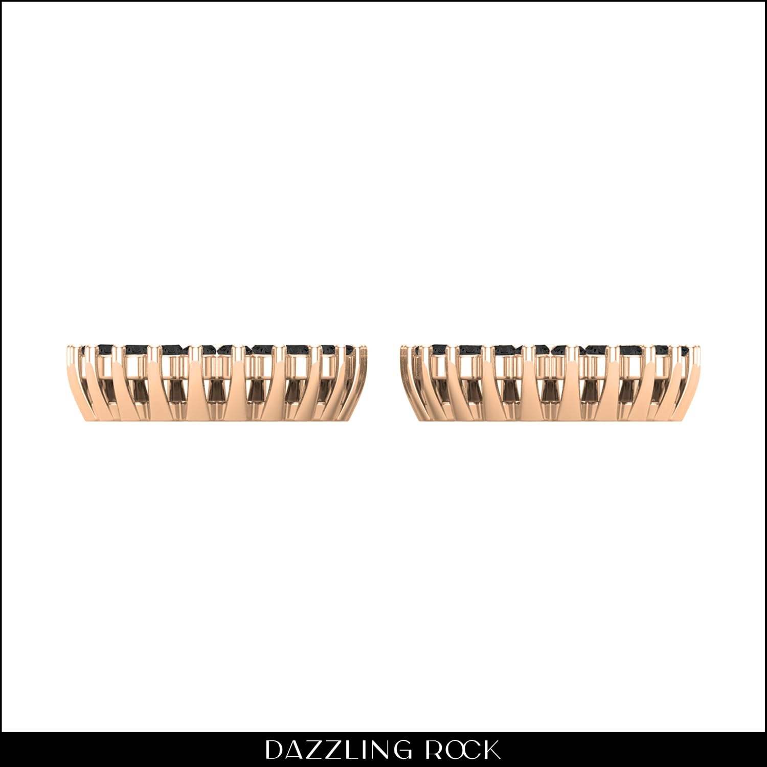 Dazzlingrock Collection Round Gemstone Halo Removable Earring Jackets for Women in 10K Solid Gold