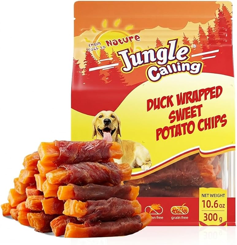 Petisco para Cães com Pato e Batata-Doce Jungle Calling JDWC030A04