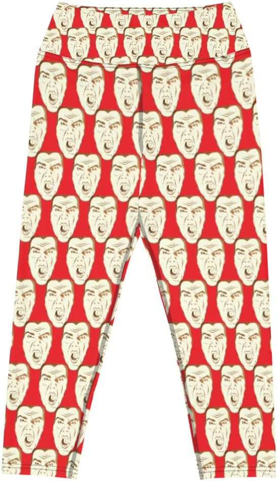 Screaming Man Yoga Capri Leggings