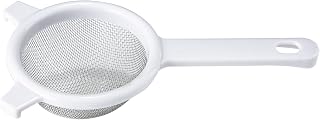 Classic Stainless Steel Mesh Strainer, 4 inch, White