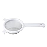 Classic Stainless Steel Mesh Strainer, 4 inch, White