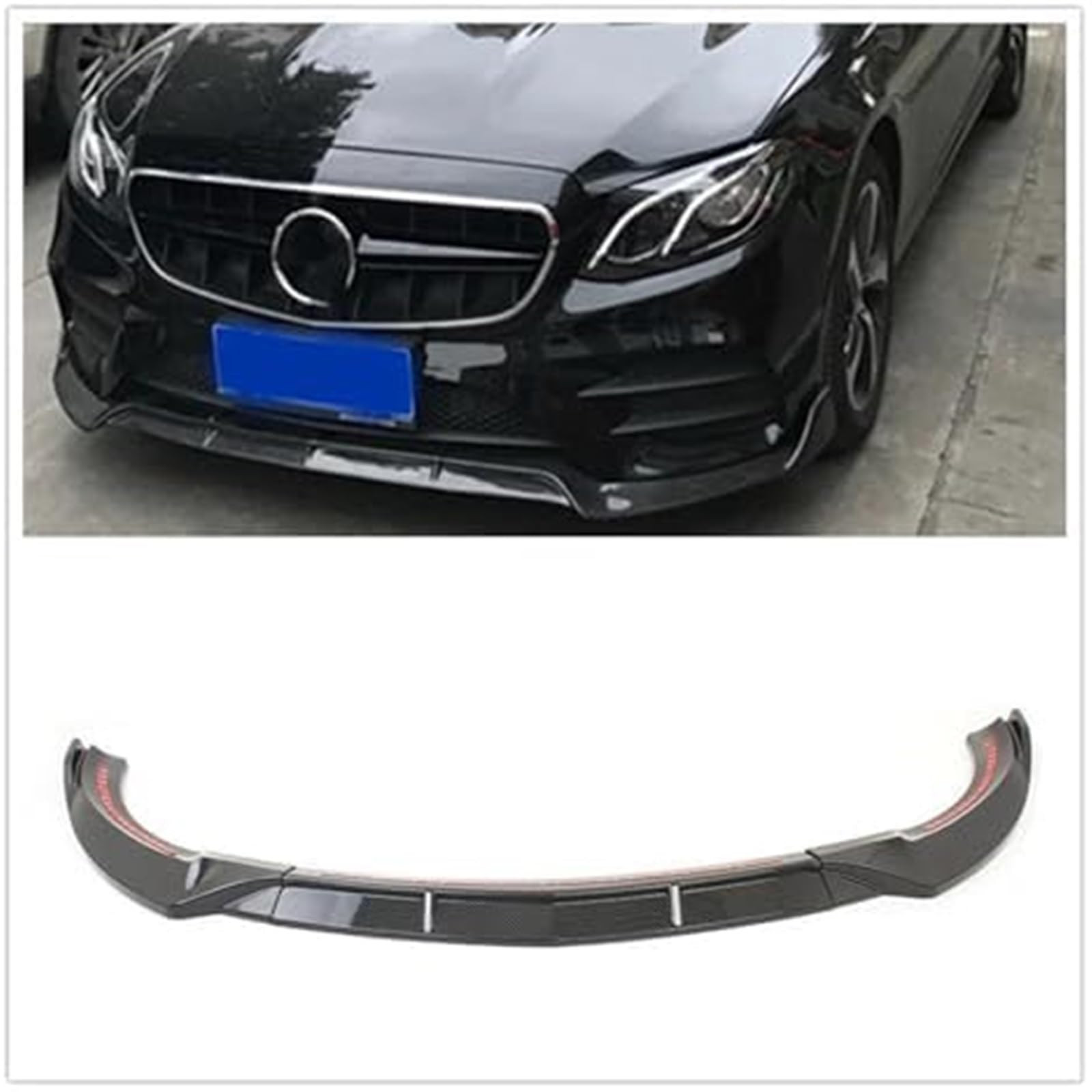Splitter, dla Benz, W213 E Class Sedan 4 Door, dla Sport 2017