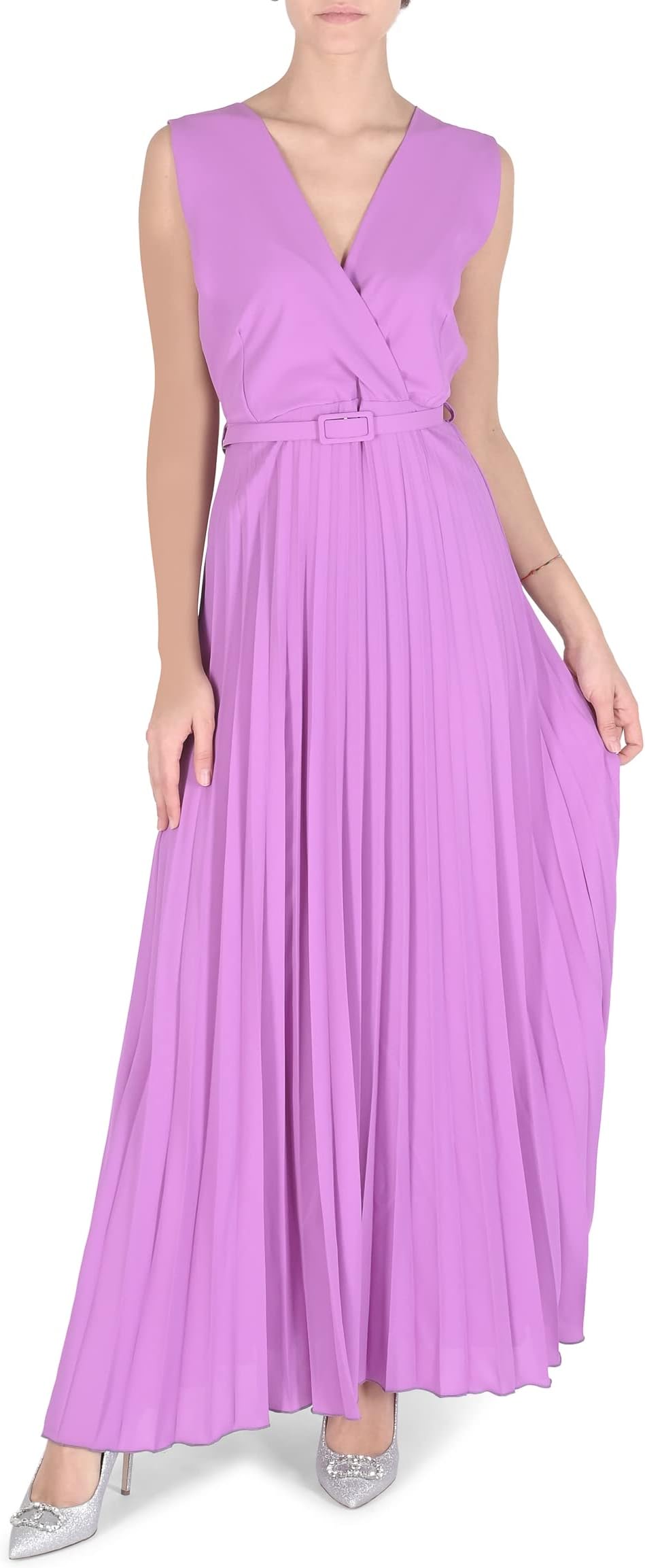 19V69 ITALIAWomen's Matterhorn Lilac Tess Dress. Camy Casual