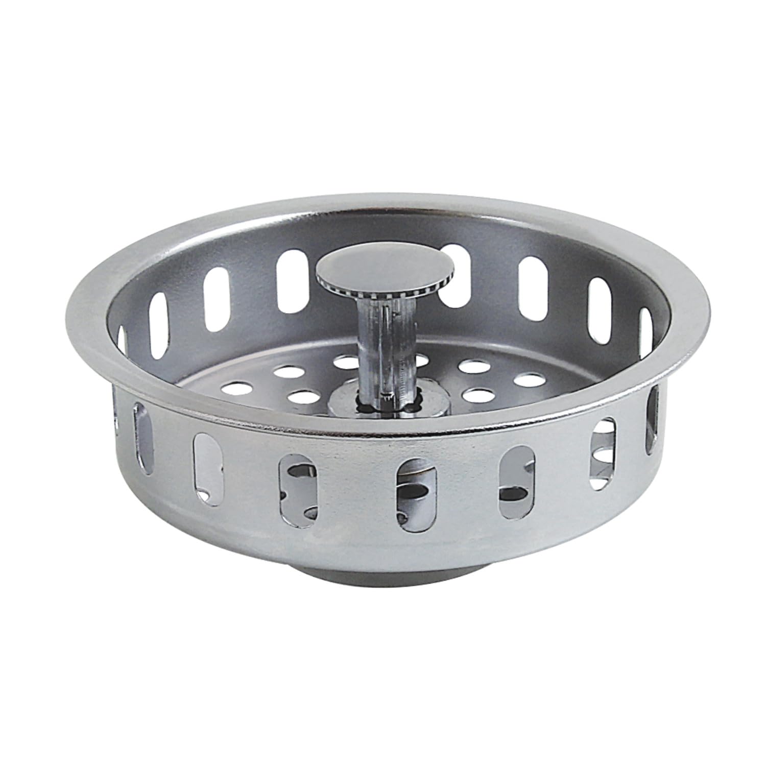 Crépine panier Kingston Brass KBP2001 anti-blocage pour évier de cuisine chrome