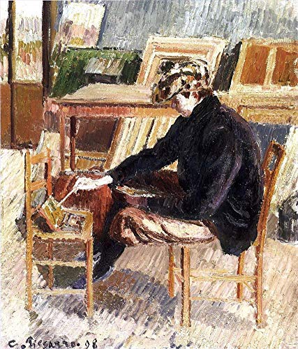 Peintures Paul Study 1898 Pissarro huile sur toile : l'authenticité artistique contre les copies