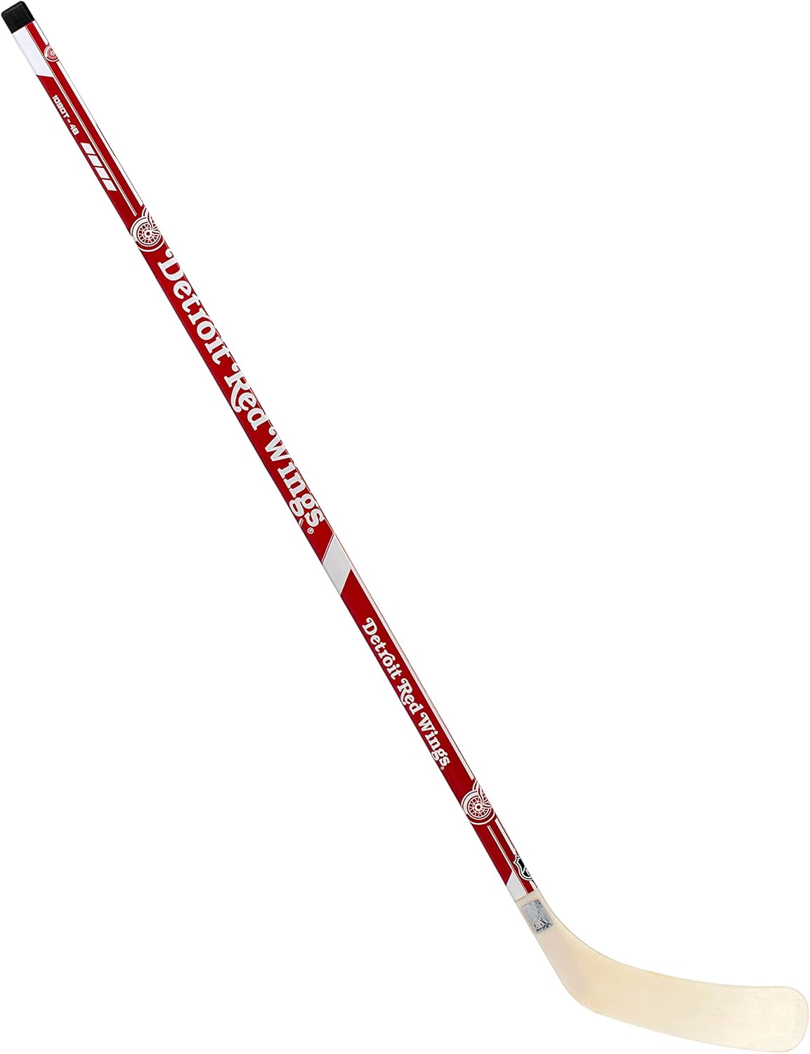 Franklin Sports NHL Detroit Redwings Team 48-Inch Vinyl Hockey Stick (Right), Junior, Red