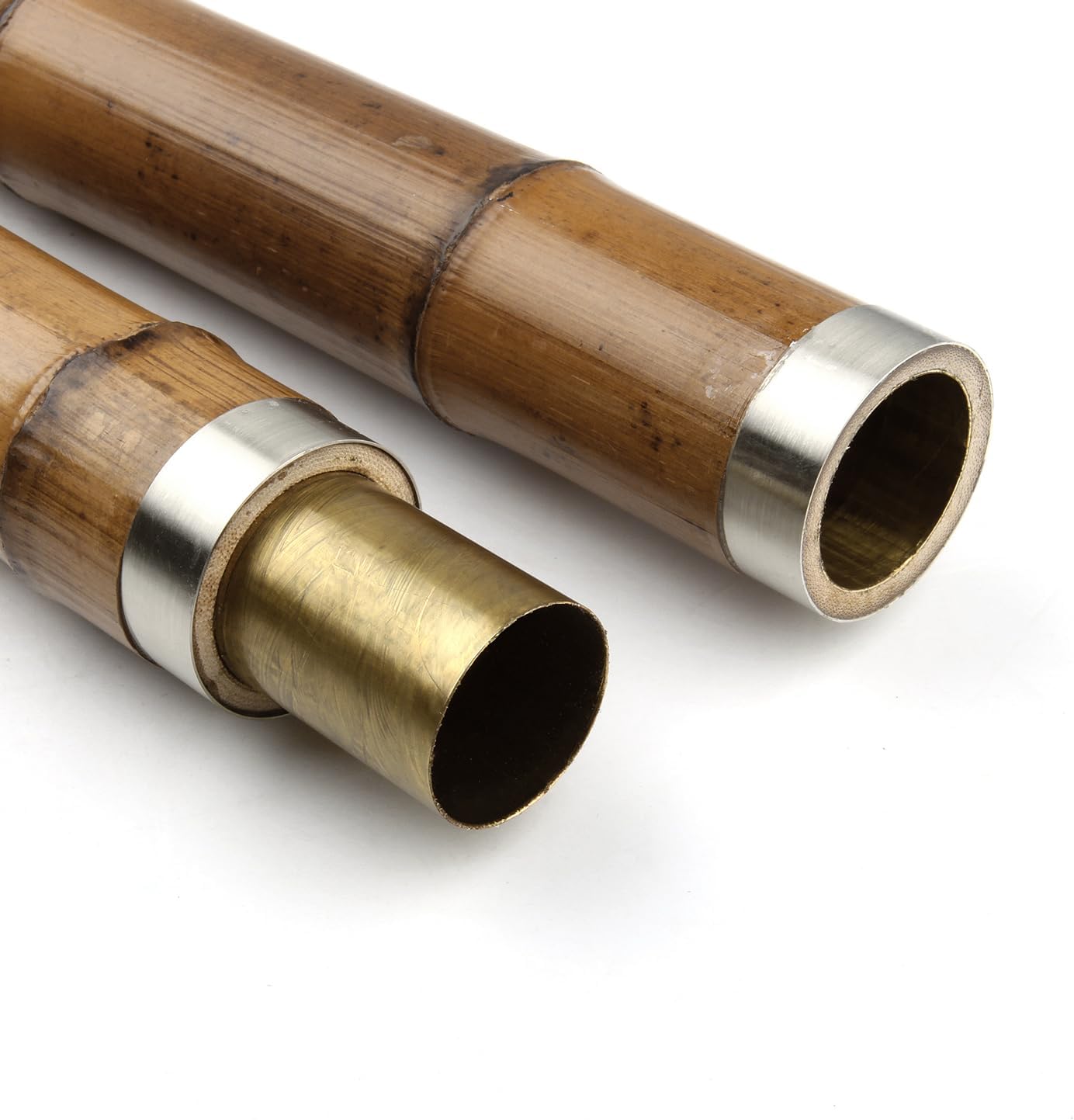 Traditional Chinese Musical Instrument Nan Xiao F Key 8 Holes Natural Bamboo Vertical Flute