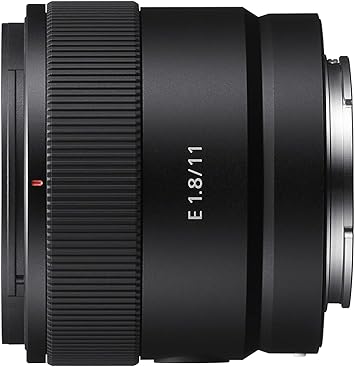 Sony E 11mm F1.8 APS-C Ultra-Wide-Angle Prime for Cameras, Black