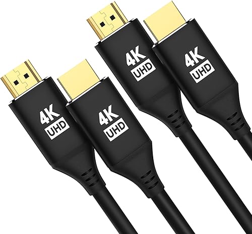 Miniatura 1 de KELink Cables HDMI de 3.3 pies3.3 ft, 4K  60 Hz en pared CL3 Cable HDMI 2.0 de alta velocidad HD blindado cable compatible con Roku TVportátilPCHDTV