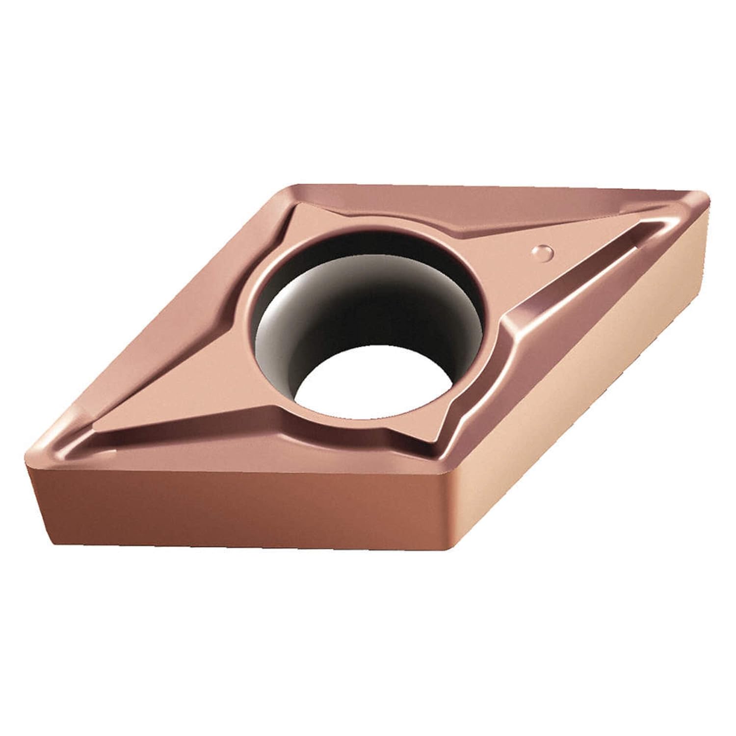 DCGT11T302-PF2 WXN10 Carbide Tiger-Tec Positive Indexable Turning Insert, 0.008" Corner Radius, 3/8" IC, 5/32" Thick, 0.008" - 0.078" Depth of Cut (Pack of 10)