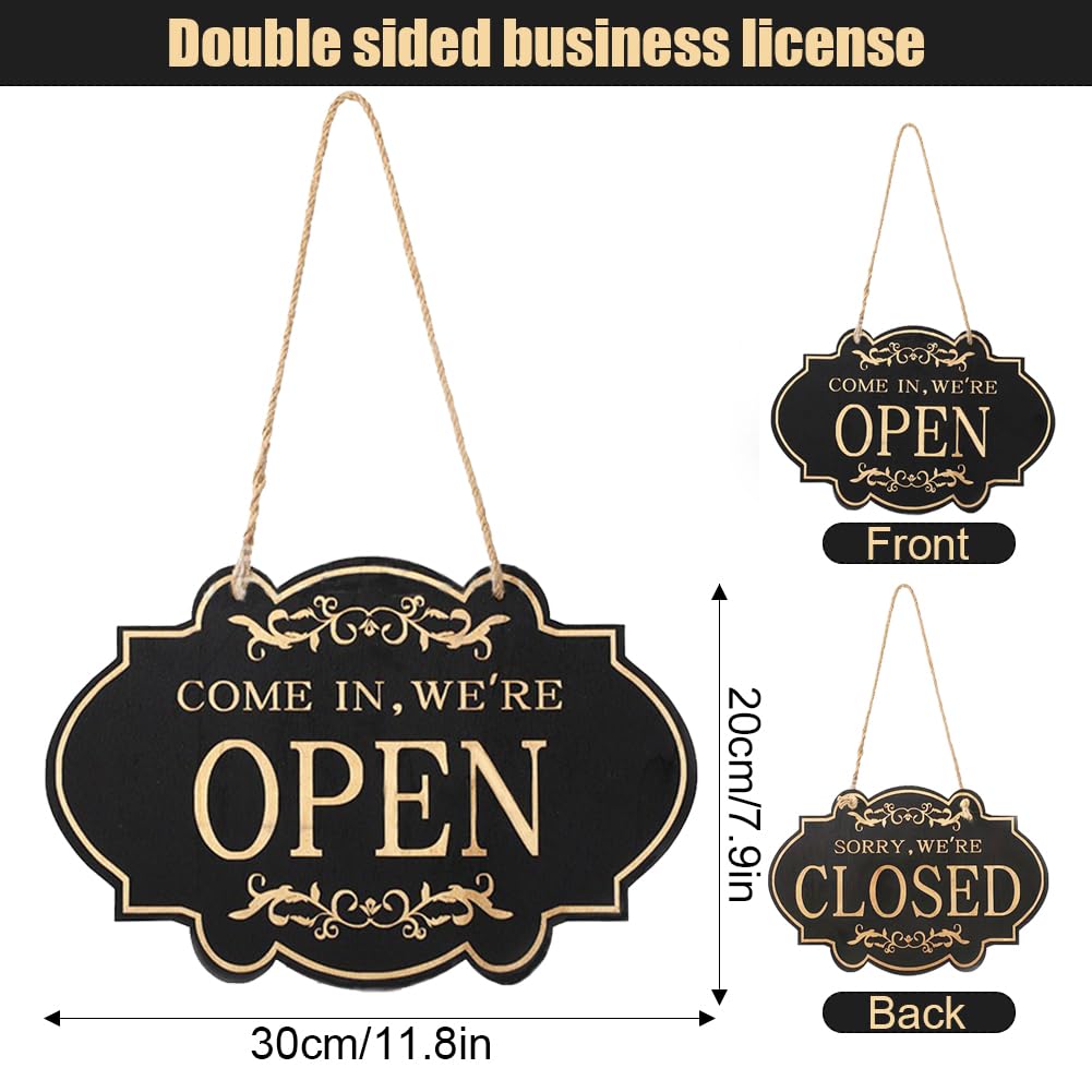 Vintage Open Closed Sign