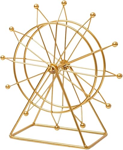VOSAREA Decoración de rueda de la fortuna para decoración del hogar para decoración de estantería de sala de estar