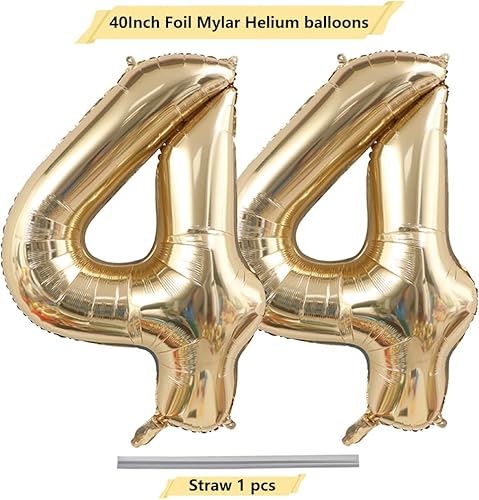 Miniatura 29 de 40 Inch Light Gold 18 Number Balloons White Gold Giant 18 Foil Mylar Helium Large Digital Balloon Champagne Gold Birthday Numbers Jumbo Balloons