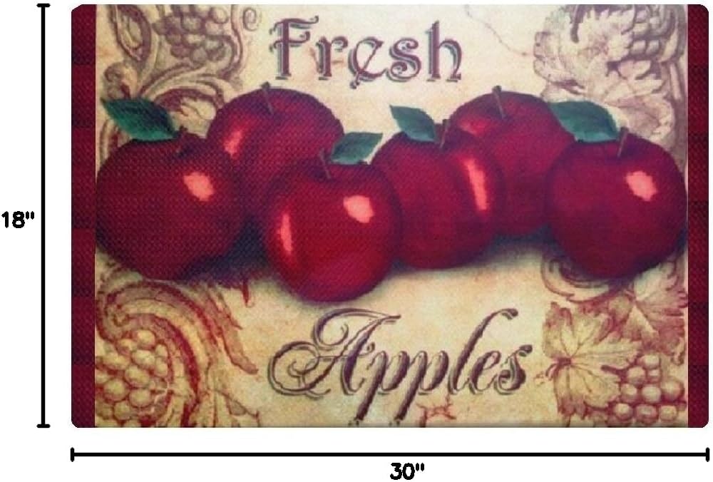 Daniel's Bath Kitchen Mat, Delicious Apple