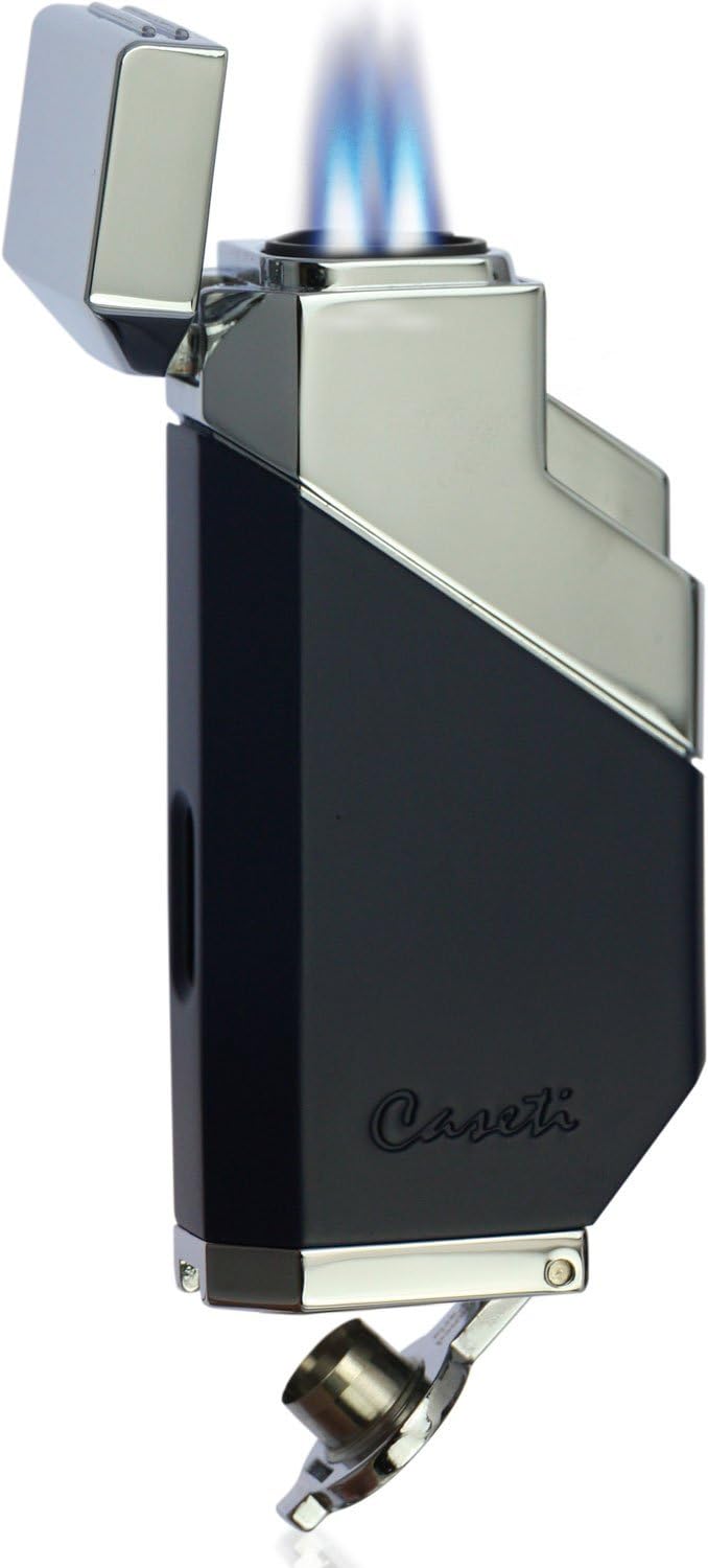 Caseti Men's Cozmo Triple Flame Cigar Lighter