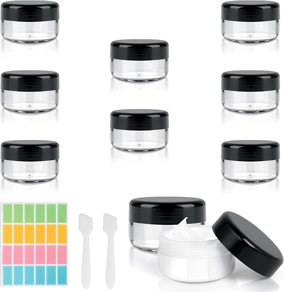 AiQInu tarros de viaje 30 ml, 8 piezas