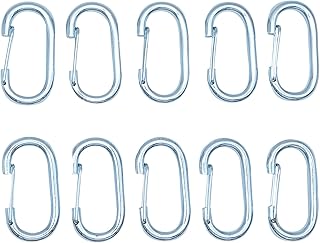 Uniqlo 10103250 C-Link (Spring Type), Wire Diameter 0.3 inches (8 mm), Pack of 10, Connecting Brackets/Ropes/Chains (daidohant)