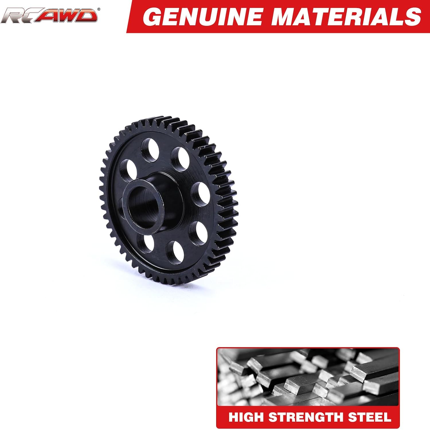 RCAWD 50T Spur Gear 0.8Mod for Arrma 1/8 Infraction 4X4 Mega Upgrades Parts