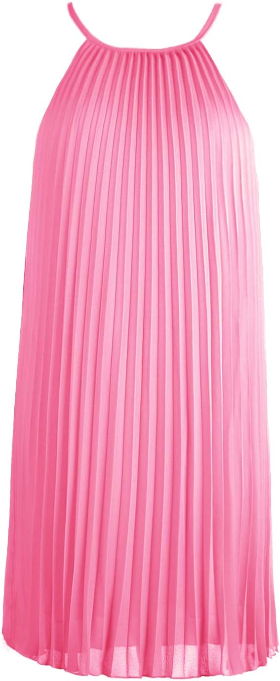 Ellames 2026 Summer Pleated Casual Swing Dress with Belt image 5