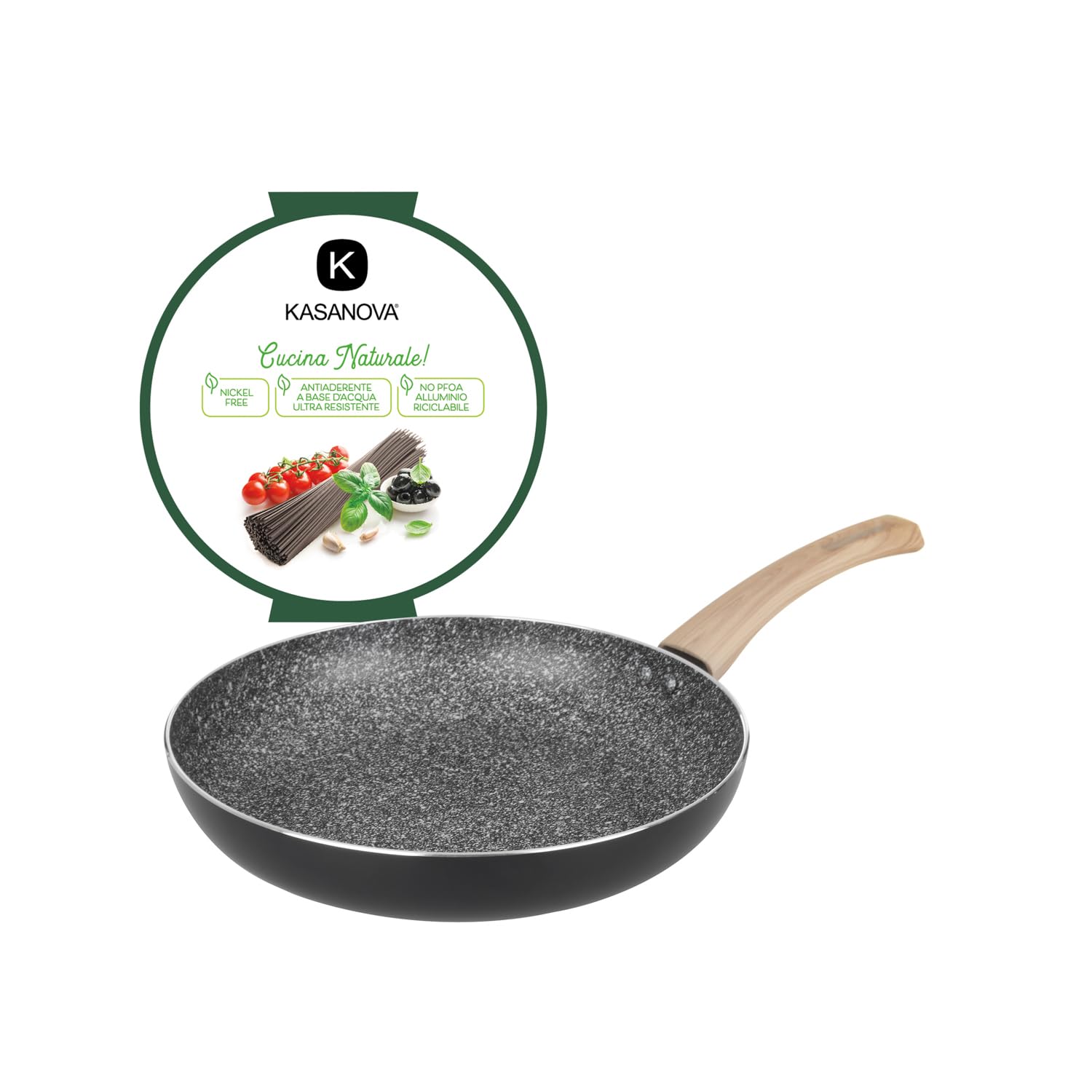 KASANOVA Black Stone Frying Pan Cm26