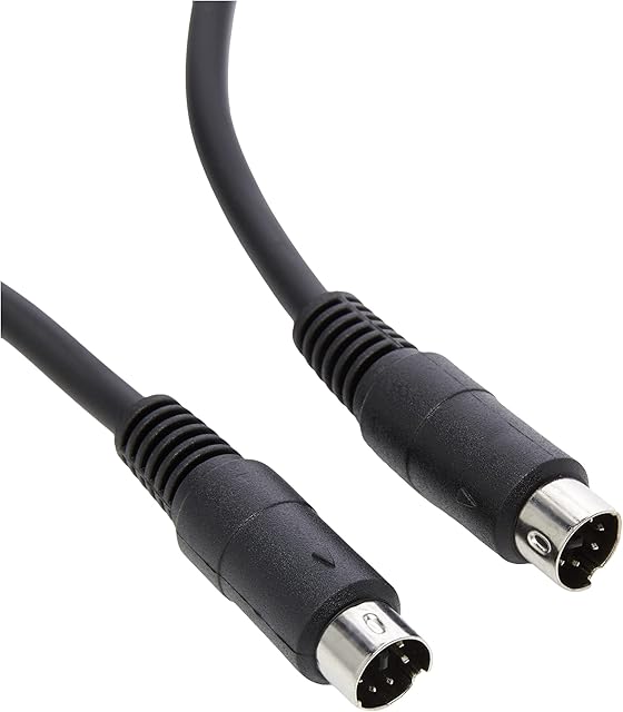 Pro Signal PSG00150 6 Pin Mini-DIN (PS/2) Plug to Plug Lead, 1.5m, Black