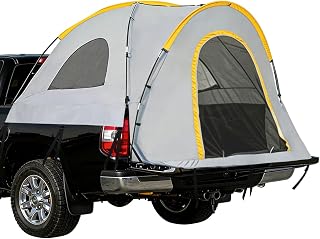 Truck Bed Tent with Awning Pickup Truck Tent for 5–8.2 ft Bed Waterproof PU3000 Oxford Camping Tent Portable Truck Camper for Chevy Silverado 1500 F150 Ram 1500