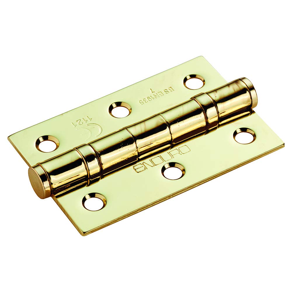 76 X 51 X 2MM BALL BEARING HINGE GRADE 7 C/W SCREWS (PAIR)