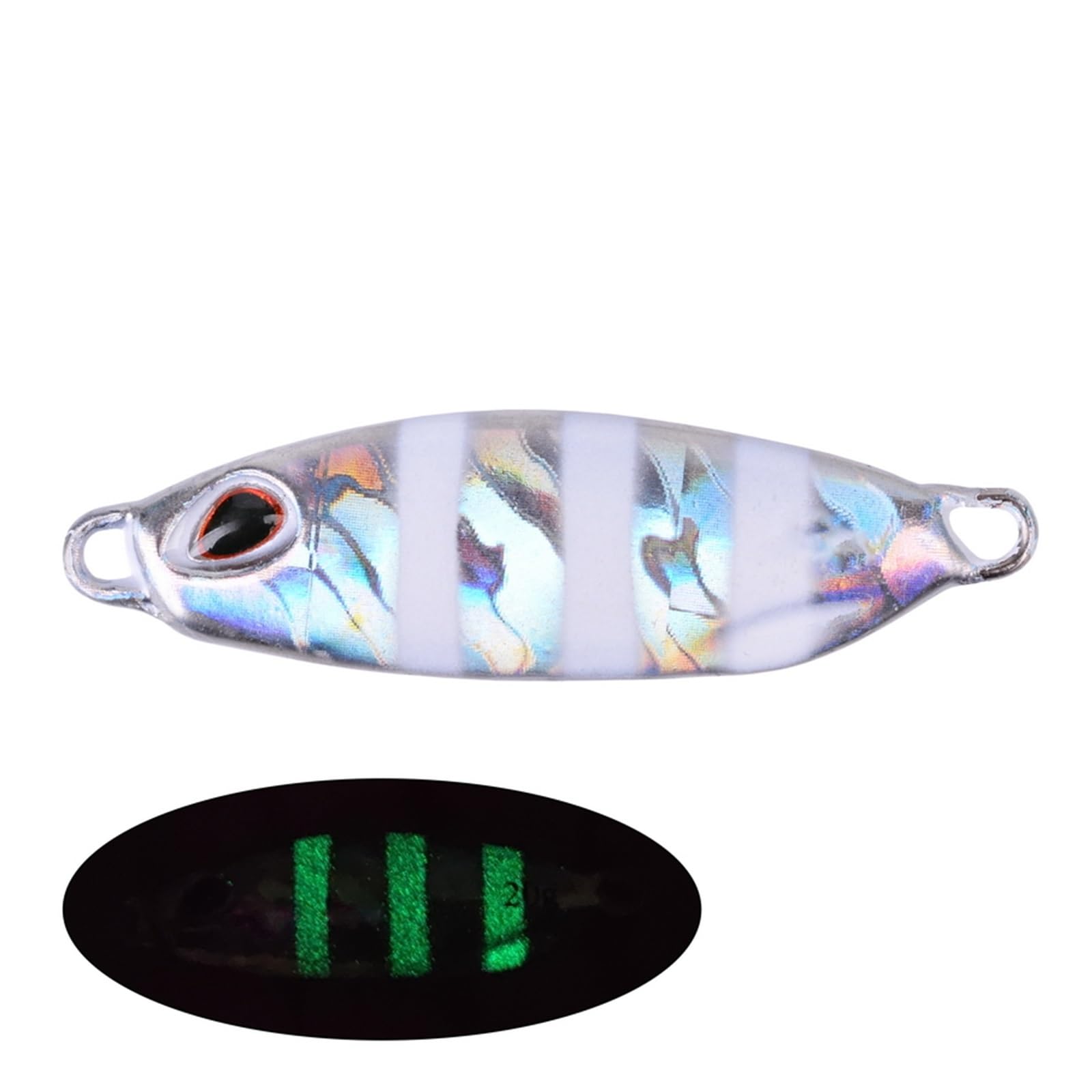 7 Pièces/lot Métal Gros Gabarit Pêche Leurre Poids 50g 7cm Gabarits De Pêche Mer d'eau Salée Pesca Leurres Bar Gabarit Isca Artificiel Faux Poisson