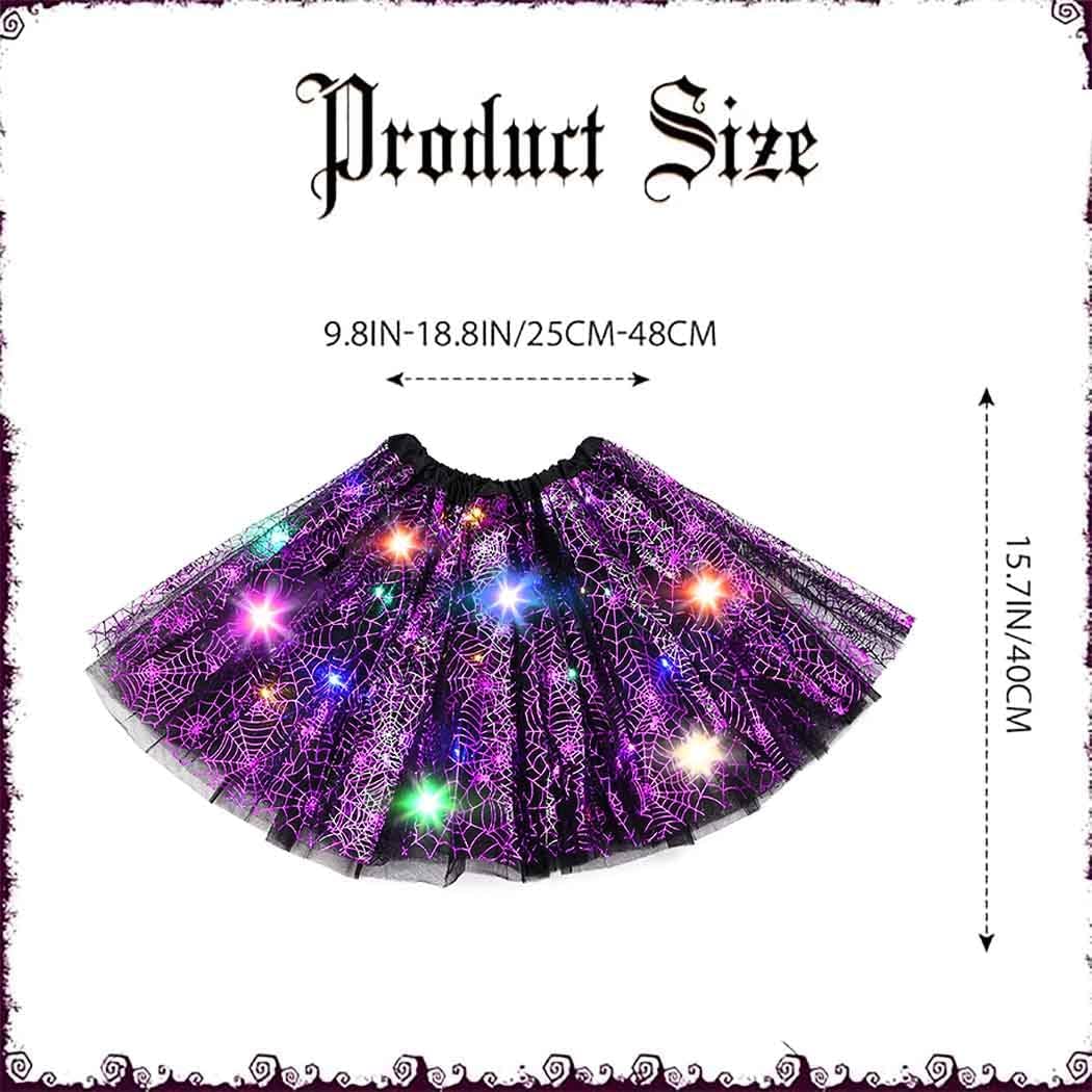 Light Up Tutu Skirt Rave Ballet Dance Skirts Led Costume Dress for Women and Girls