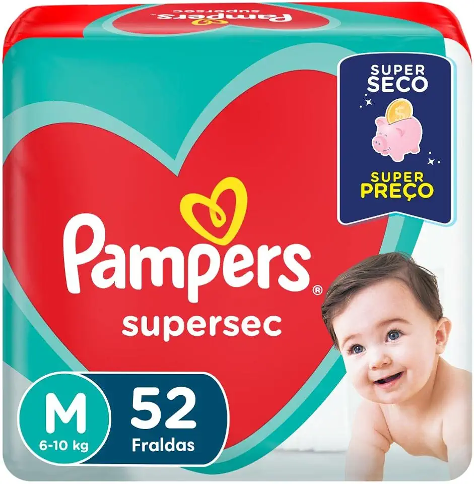 Fd Pampers S. Sec Hip M, PAMPERS SUPERSEC