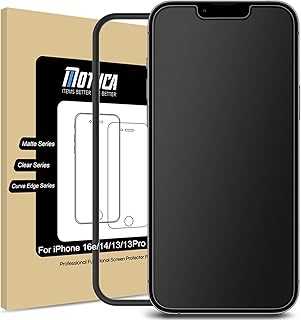 Mothca アンチグレア iPhone 17e/iPhone 16e/14/13/13 Pro対応 ガラスフィルム 保護フィルム さらさら