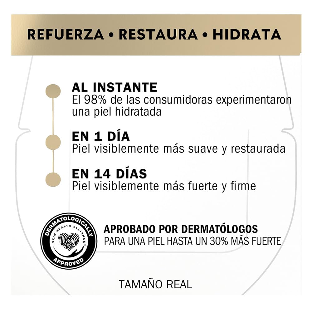 Olay Collagen Peptide Crema de Día Hidratante Facial, Con Niacinamida y Vitamina E. Cuidado Well-aging de la Piel: Fortalece, Restaura, Hidrata, 50ml